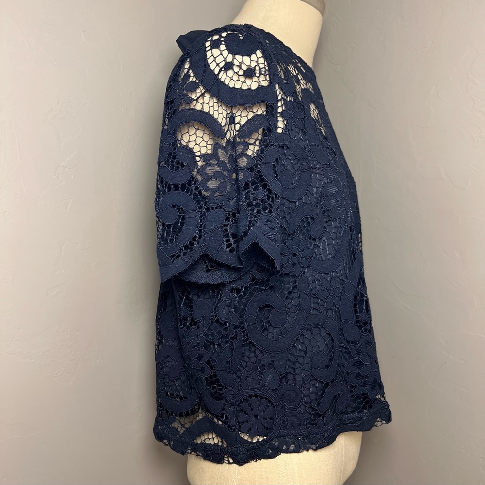 NWT Pretty Nanette Laporte layered lace top Sz S - Picture 3 of 10